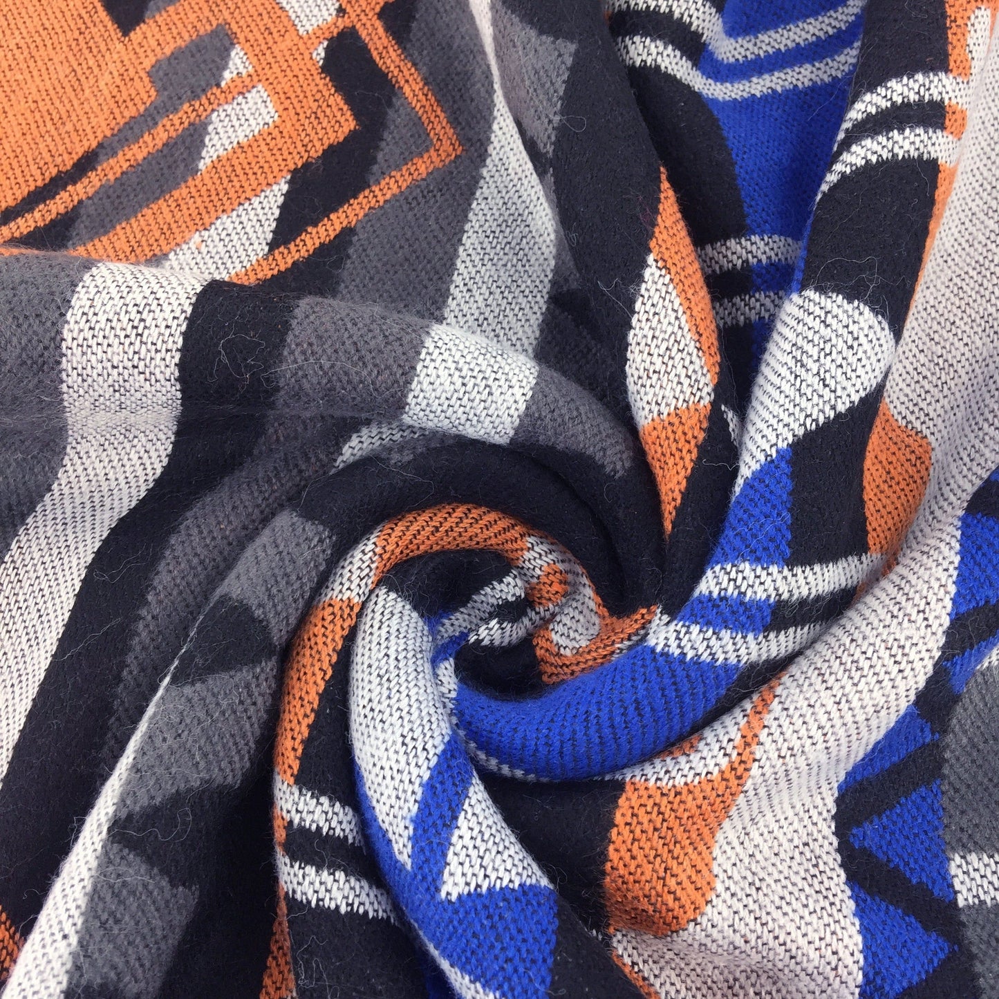 Women's Vintage Hooded Plaid Shawl Blanket Scarf-3