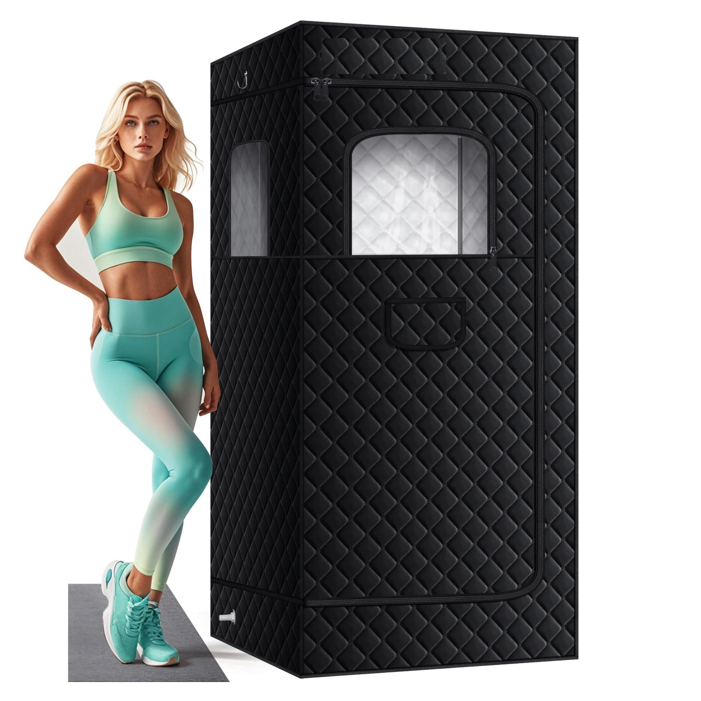 Portable Full-Body Sauna Tent for Indoor Detox-3