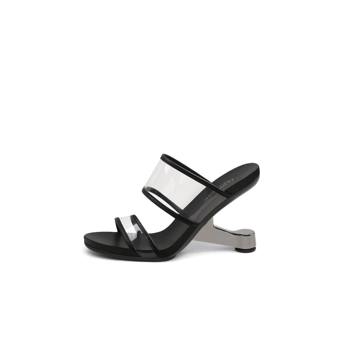 Contrast Color Transparent Heels-5