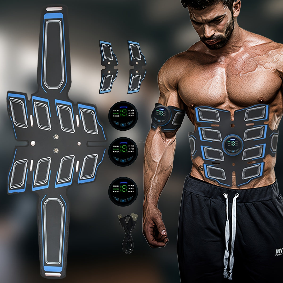 Muscle Stimulator EMS Trainer (6 Modes)-1