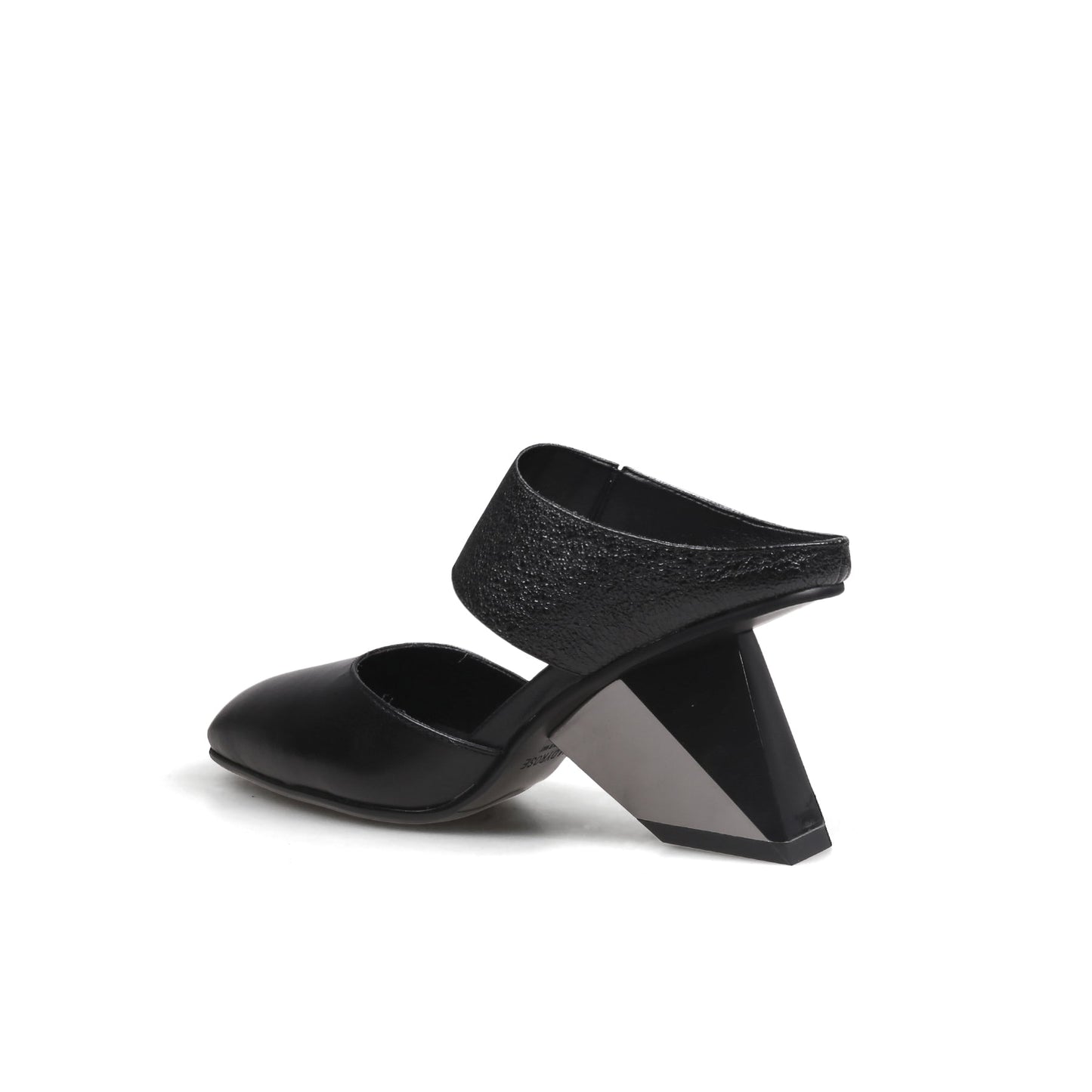Femme Ankle Strap Gravity Block Heel Pumps-2