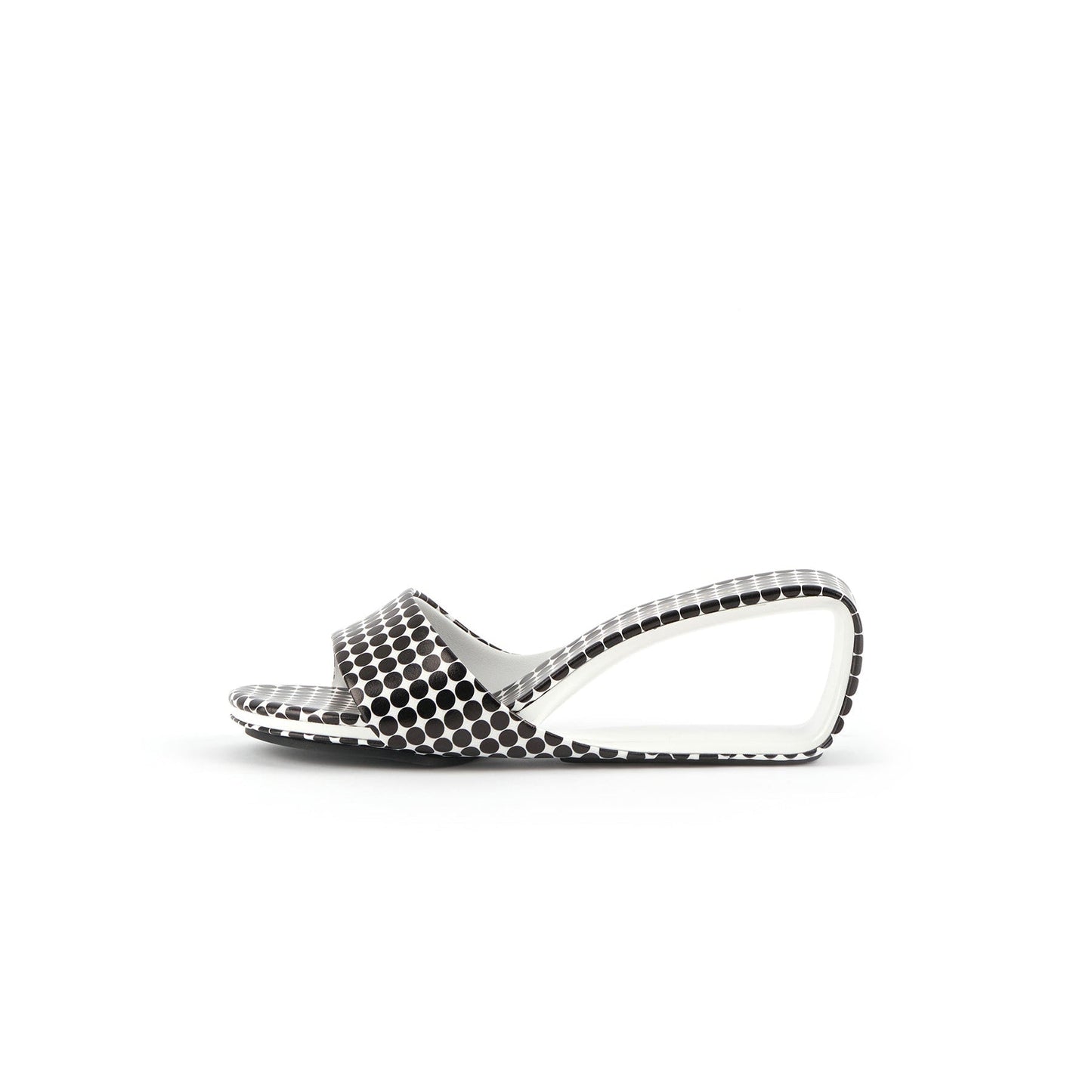 Hollow Low Heel Slip-On Mules-0