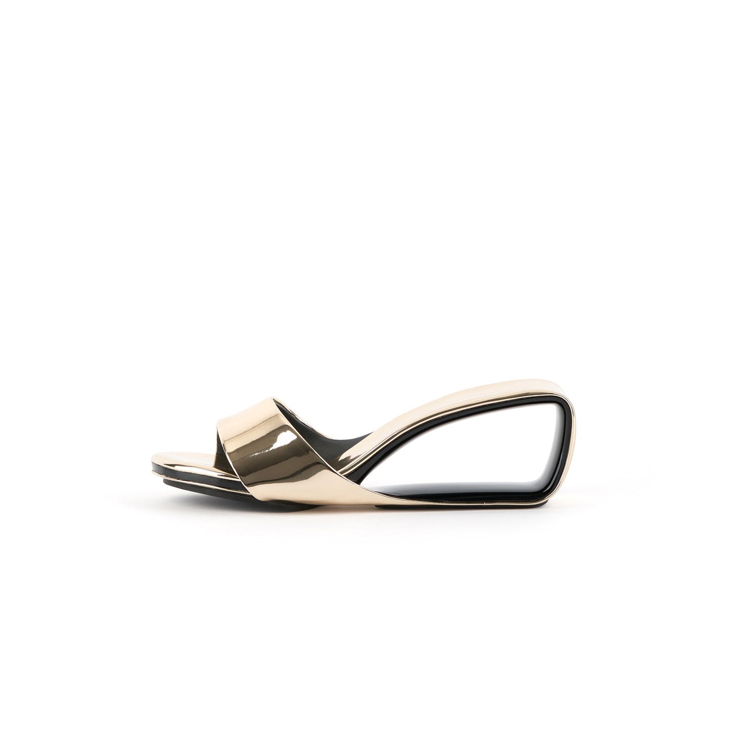 Hollow Low Heel Slip-On Mules-5