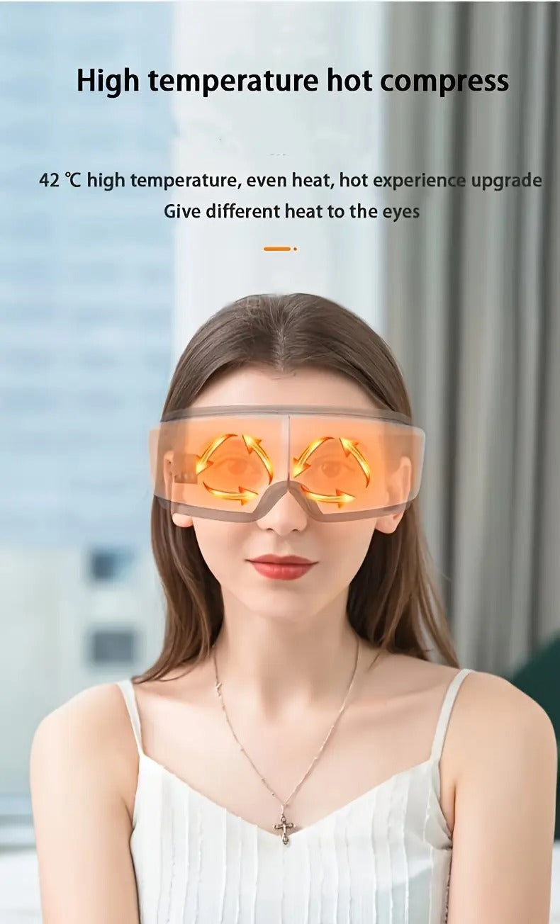 Smart Eye Massager with Heat Therapy and Vibration-4