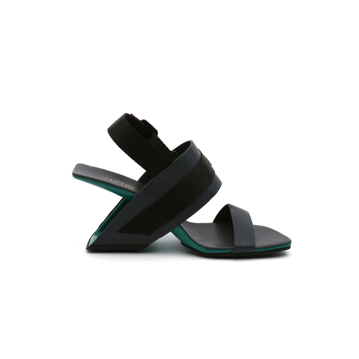 Multi-Strap Patent Open Toe Sandals-2