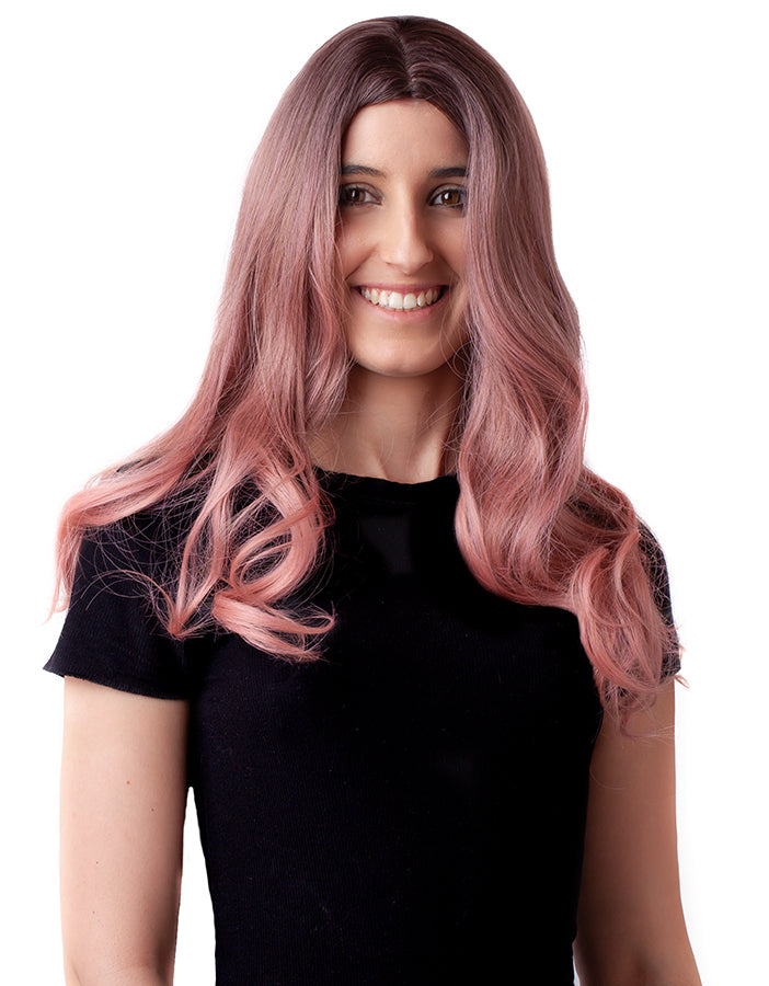 Paróka műhaj ZARAGOZA Rosegold ombre AFROline-2