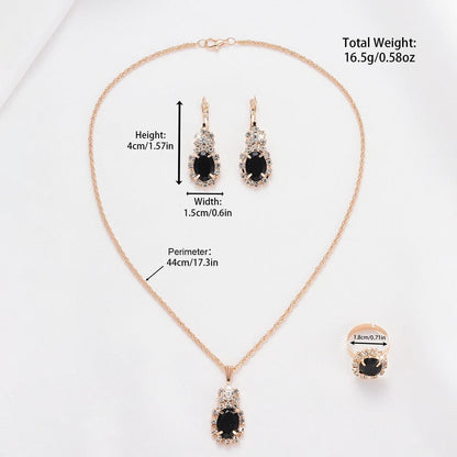 Luxury Women’s Rhinestone Quartz Watch Set (5-Piece)-3