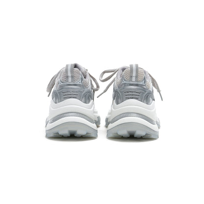 Breathable Mesh Platform Sneakers-2
