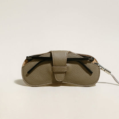Leather Crafted Sunglasses Wrist Pouch-4