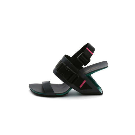Multi-Strap Patent Open Toe Sandals-0