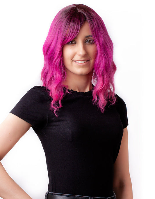 Paróka műhaj RIO Lila-Pink ombre AFROline-0