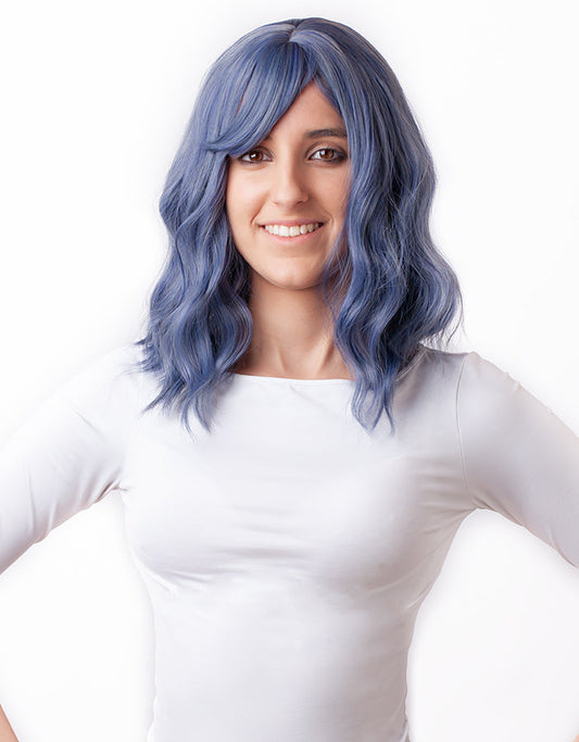 Paróka műhaj RIO IceBlue Kék-Ezüst AFROline-0
