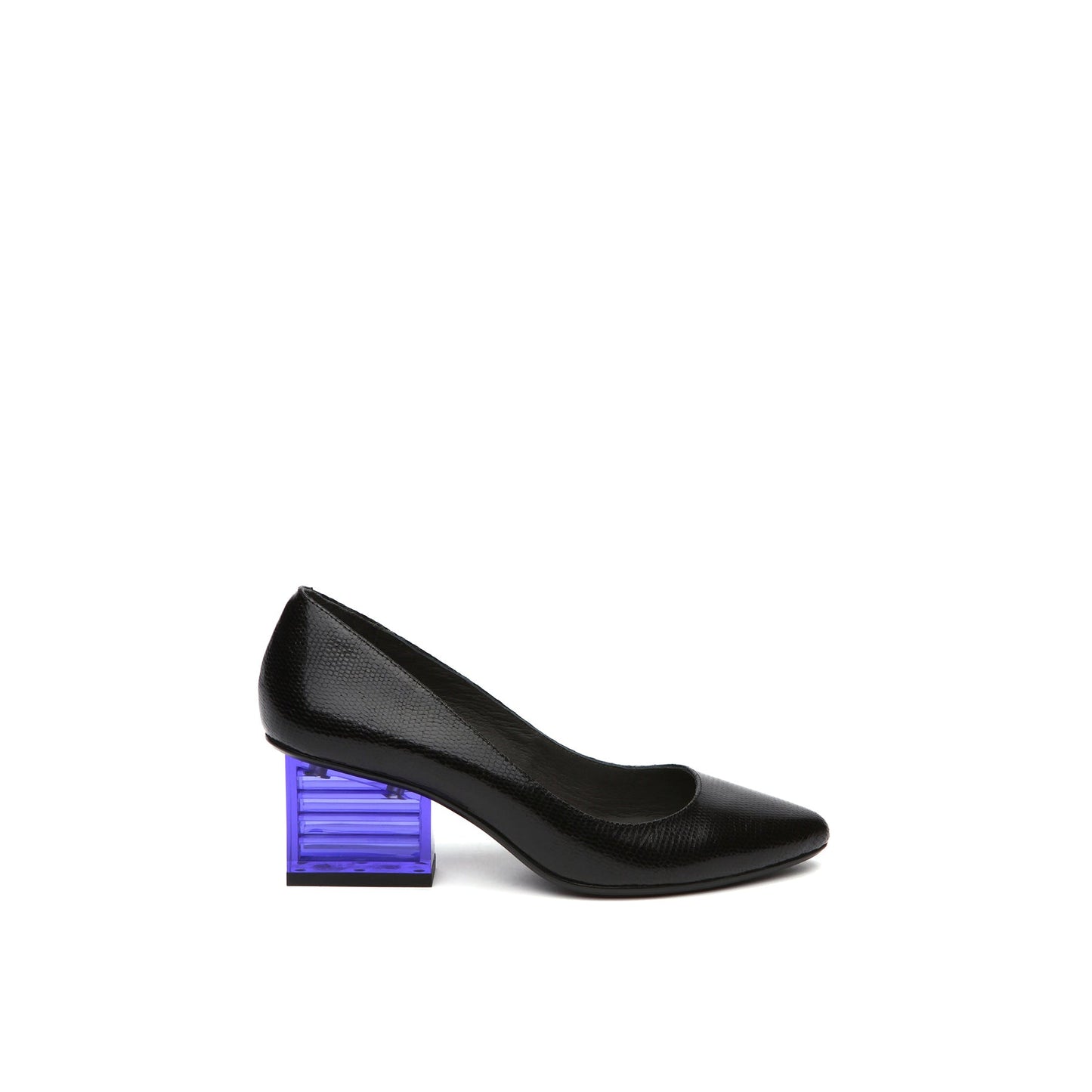 Pointed Toe Glass Block Heels-2