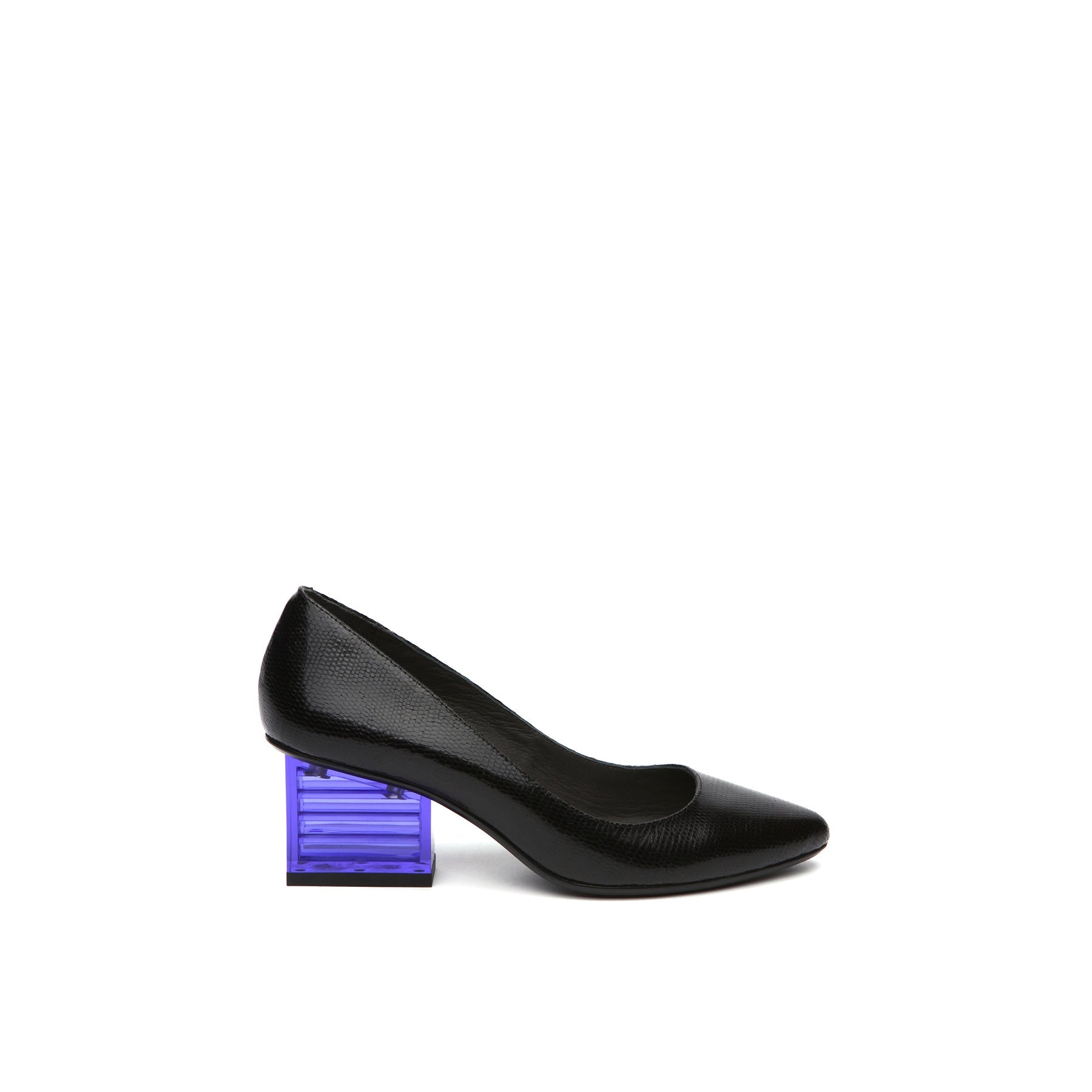 Pointed Toe Glass Block Heels-2