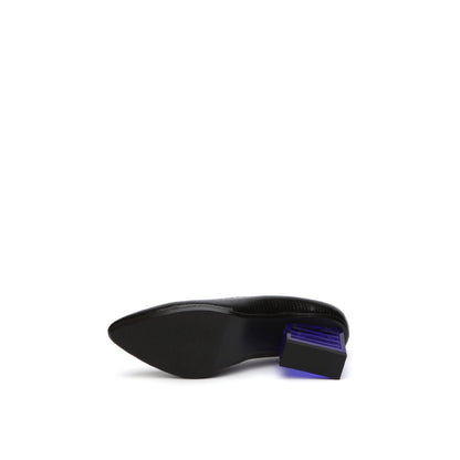Pointed Toe Glass Block Heels-4