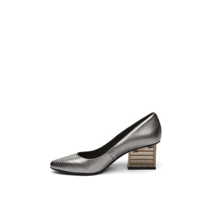 Pointed Toe Glass Block Heels-5