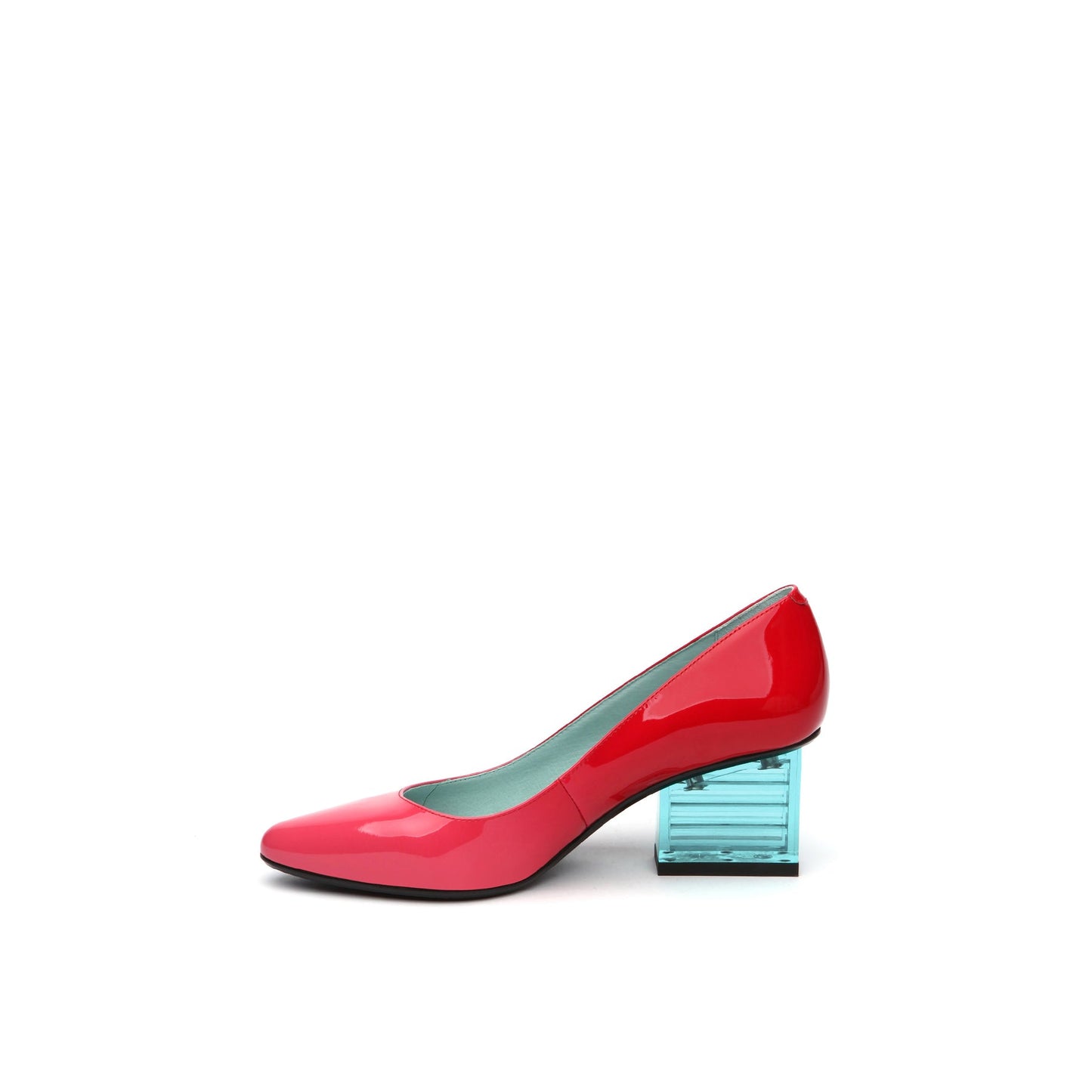Pointed Toe Glass Block Heels-6
