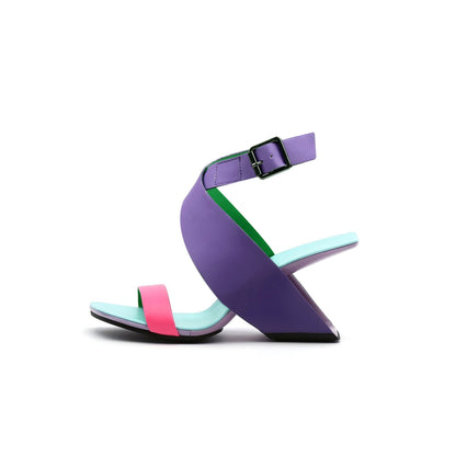 Timeless Ankle Strap Square Toe Sandals-6